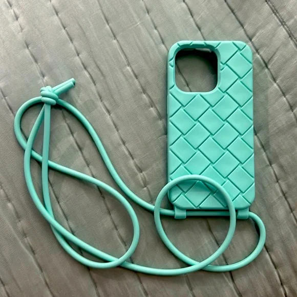 BOTTEGA VENETA iPhoneケース14pro Bottega Veneta Intrecciato iPhone 14 Pro Phone Case - Pink Phone